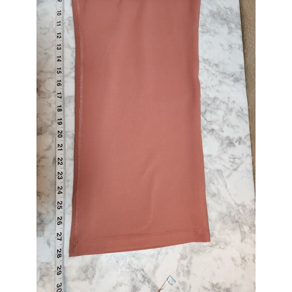 Lands' End Women's Pink Stretch High Rise Elastic Waist Leggings Pants Size 2X - Picture 7 of 7